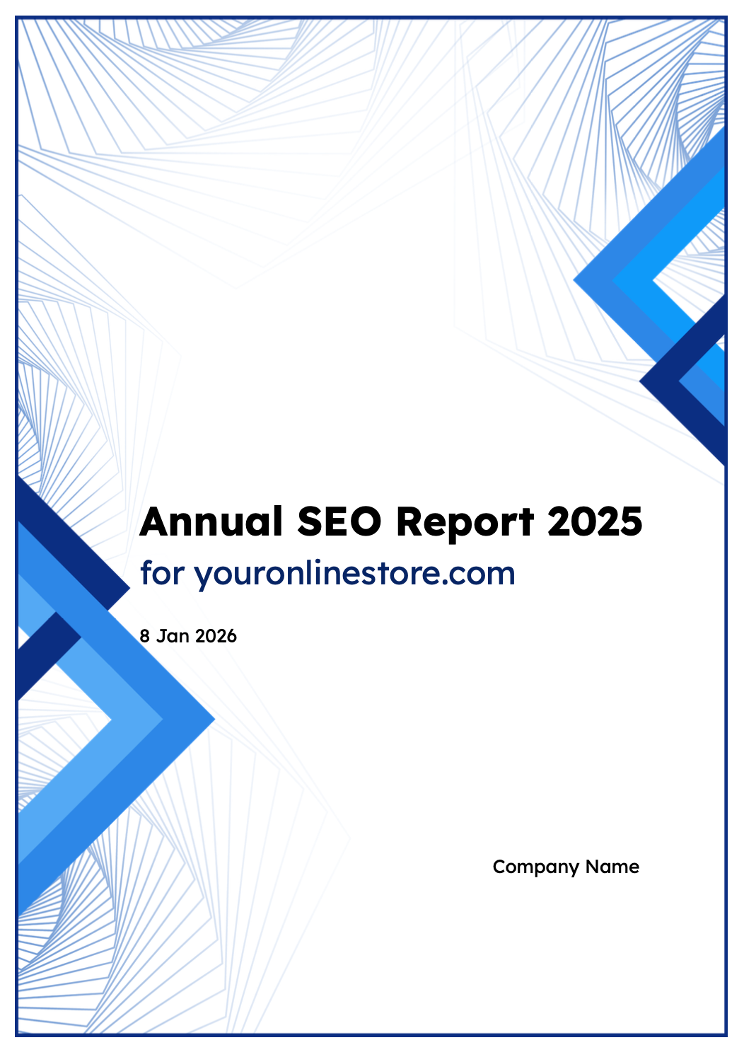 SEOLAXY Annual Ecommerce SEO Report Template